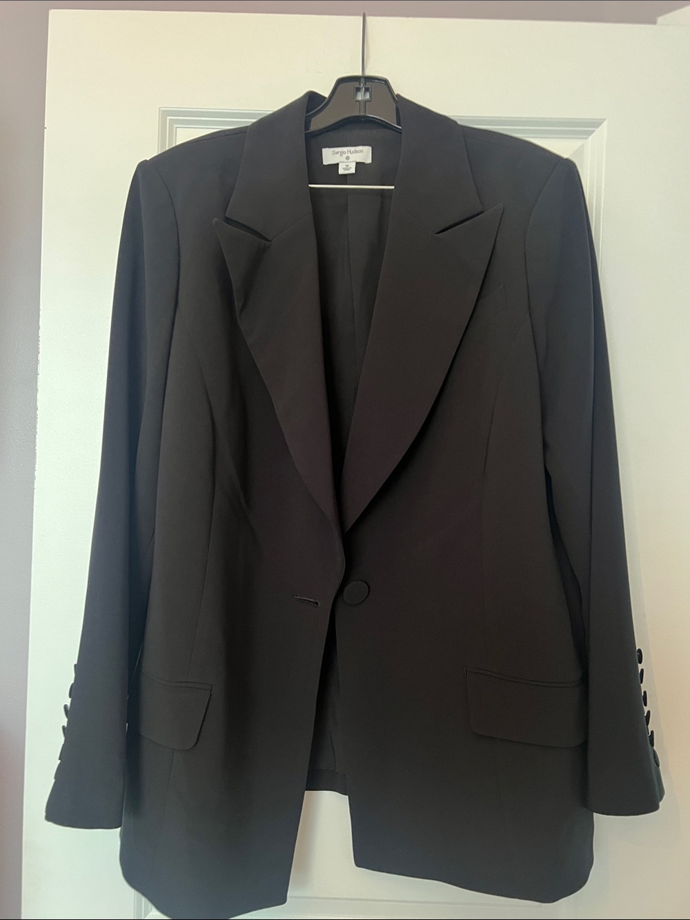 Sergio Hudson x Target Black Single-Button Tailored Blazer